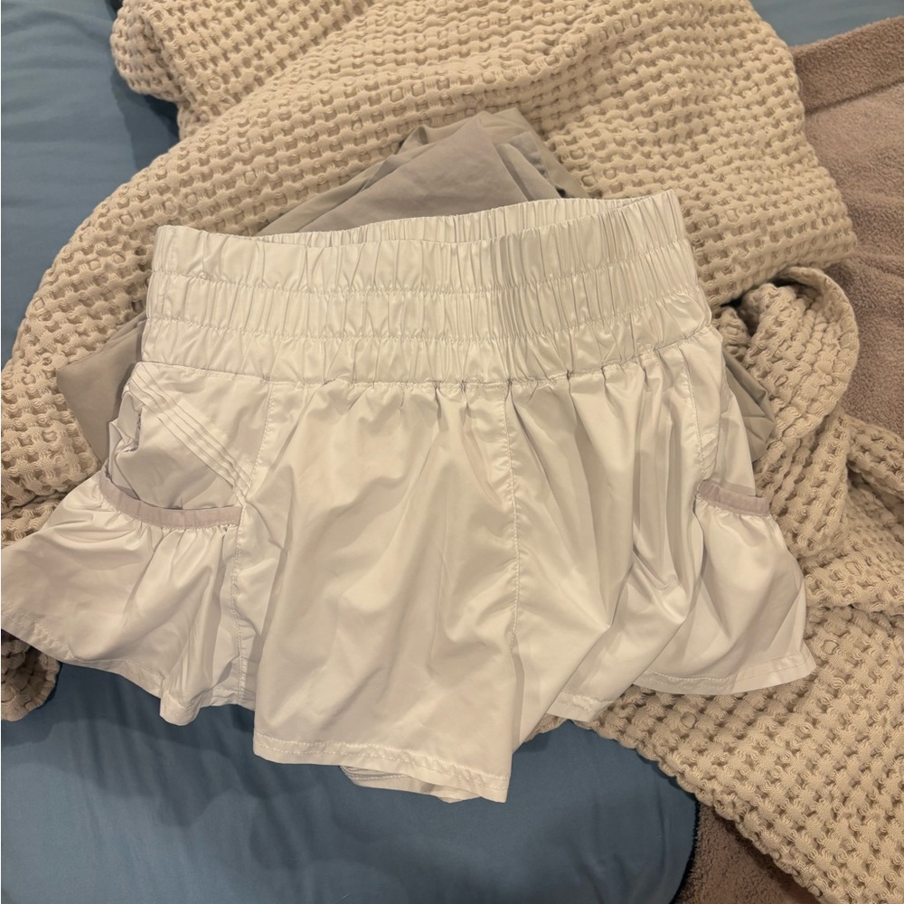 White Athletic Free People Shorts
